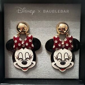 NWT-DISNEY BaubleBar Women's Minnie Mouse Earrings